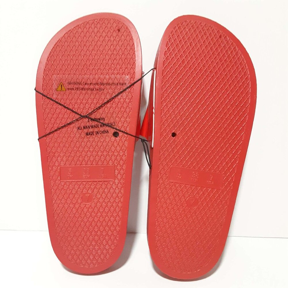 ♥ BETTY BOOP Flip Flops Sandals Thongs Red Angel Wings NEW NWOT Womens 7 ♥ - Picture 8 of 10